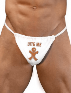 gingerbread thong